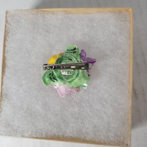 Set of 3 Floral Flowers Gardening Brooches & Pin - Picture 3 of 11